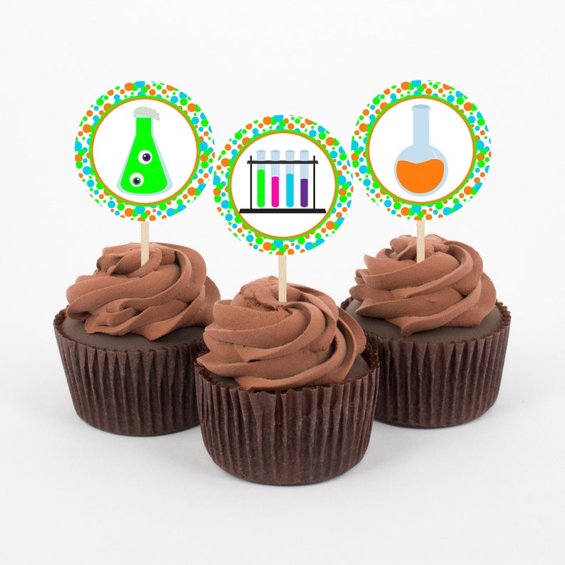 Mad Scientist Kuchendeckel Wissenschaft Cupcake Mad Scientist Kuchendeckel Wissenschaft Cupcake