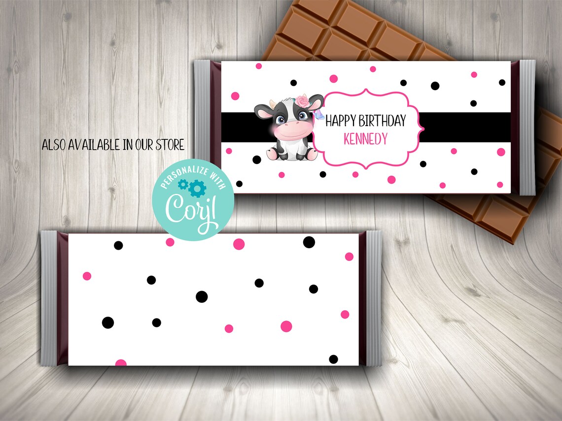 Printable Cow Cupcake Toppers Farm Birthday Party - Etsy