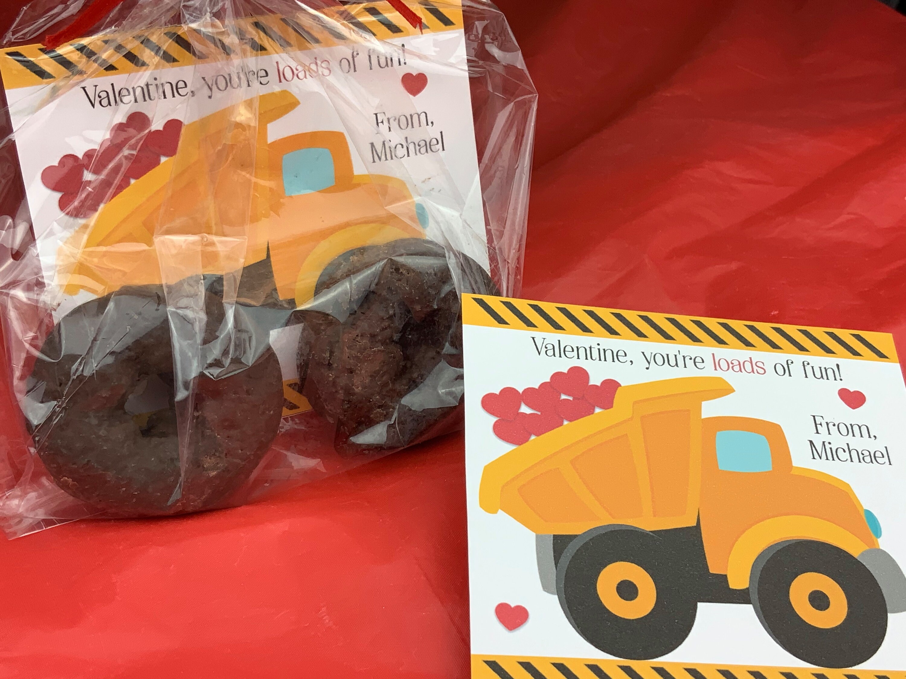 Editable Dump Truck Valentines Printable Valentines | Etsy