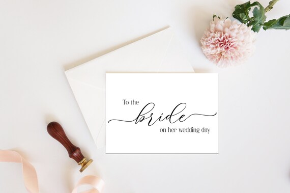 gift for bride on wedding day from bridesmaid
