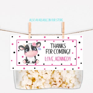 Editable Cow First Year Photo Banner, Printable Cow First Birthday Party, Farm Party Decorations, Cow Party, Instant Downlaod, HCHM image 3