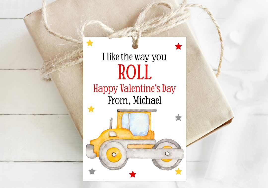 Editable Construction I Like the Way You Roll, Construction Road Roller ...