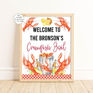 Crawfish Boil Bundle Templates, Printable Crawfish Party Decorations ...