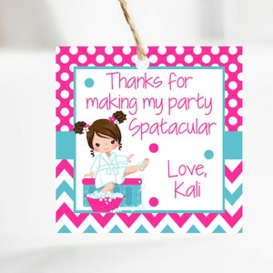Printable Makeup Spa Party Bundle, Spa Party Invitation, Spa Party ...