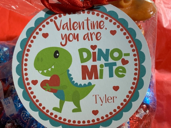Dinosaur Valentine, Classroom Valentines, Valentines Day Tags, School Valentines, Dinomite Valentine, Valentines For Friends, Kids Valentine Il_570xn