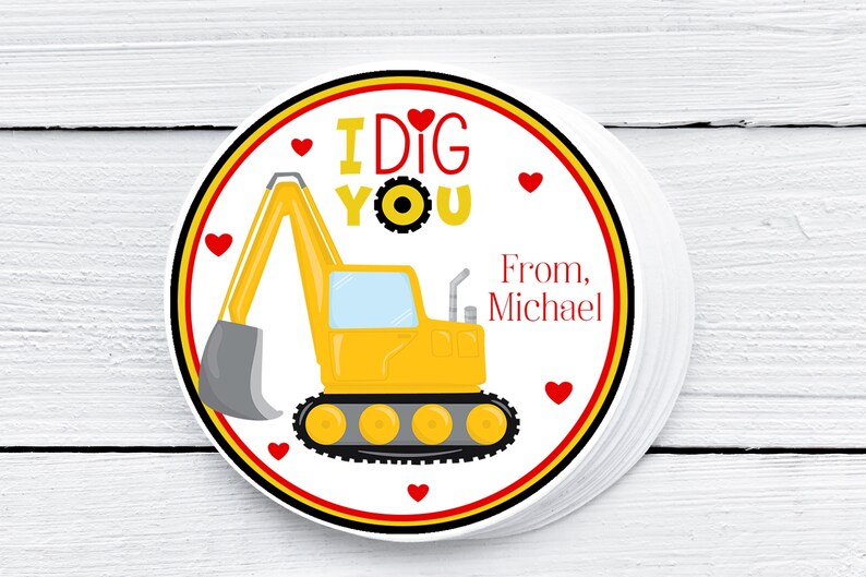I Dig You Valentines Cards for Kids, Boys Valentines for School ...