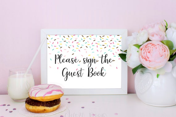 Guest Book Sign, Baby Shower Sign, Baby Shower Decorations, Baby Sprinkle, Baby Shower Decor, Baby Sprinkle Decorations, Instant Download Il_570xn