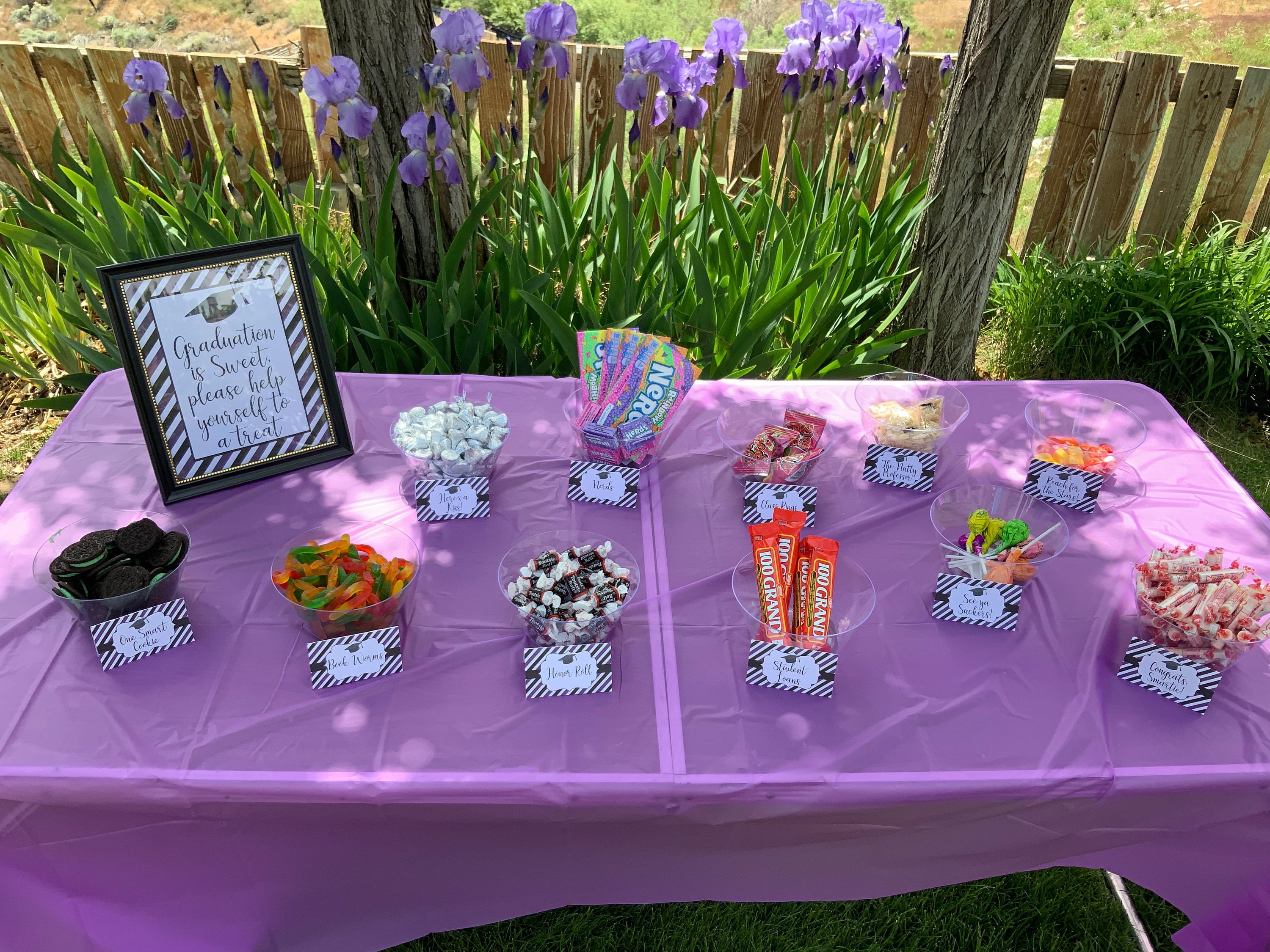 Graduation candy buffet Graduation party decorations | Etsy