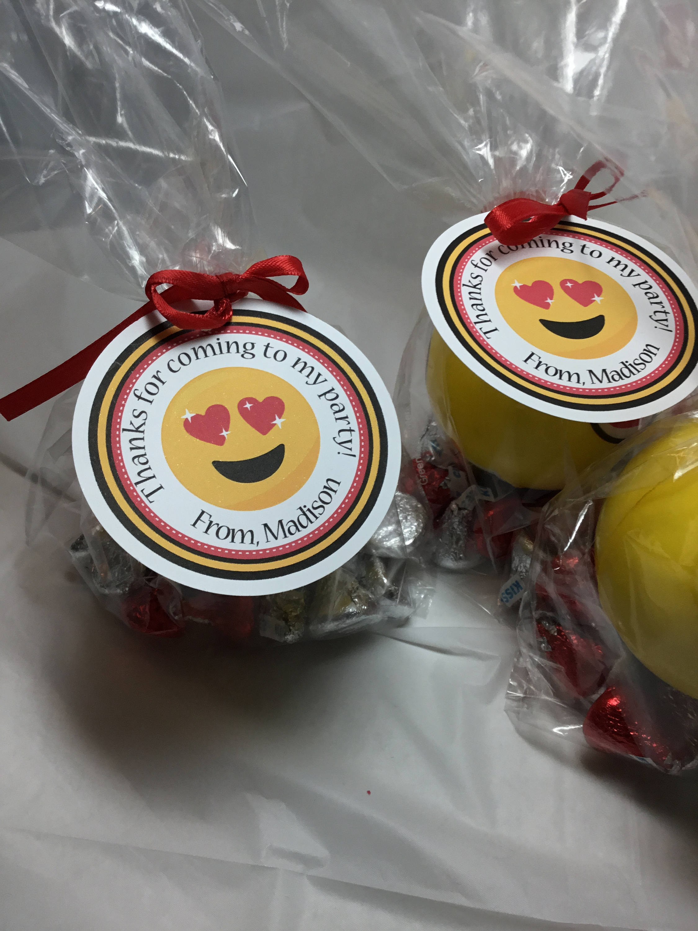 Emoji Favor Tag Emoji Thank You Tag Emoji Birthday Tag Etsy