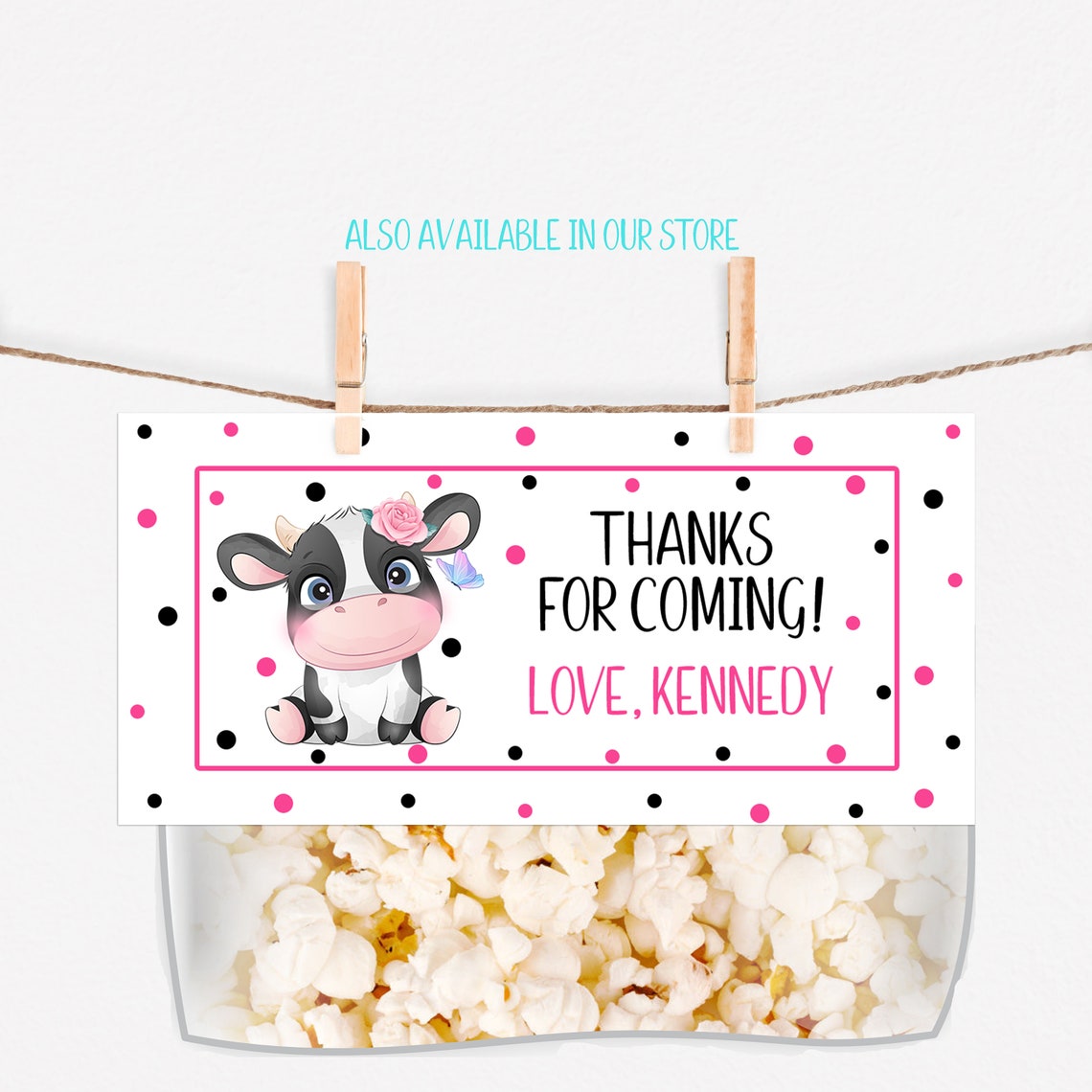 Printable Cow Cupcake Toppers Farm Birthday Party - Etsy