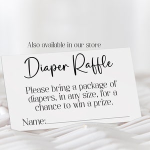 Minimalist Late Night Diaper Sign Template, Corjl, Editable Baby Shower ...
