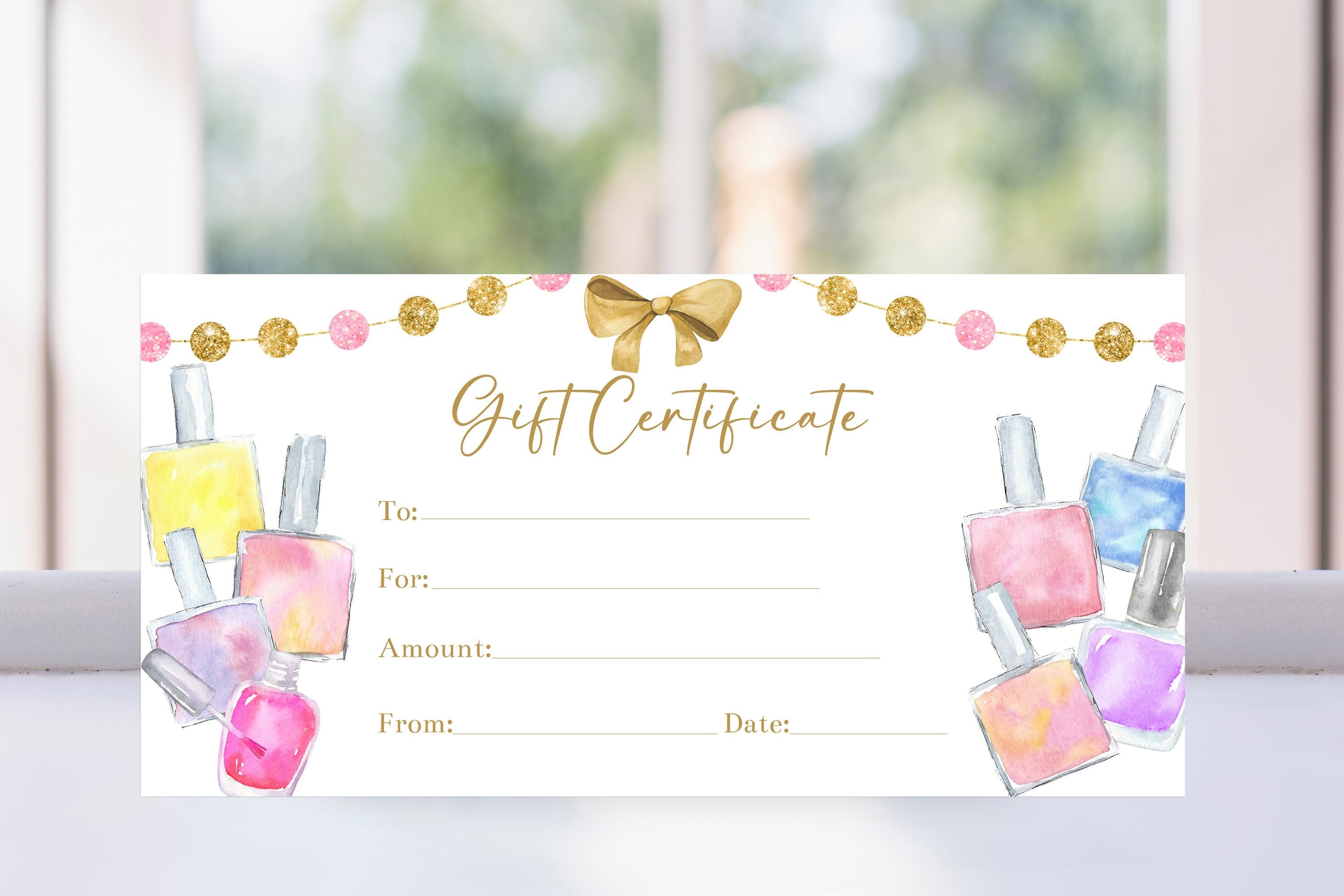 Free, custom printable hair salon gift certificate templates | Canva