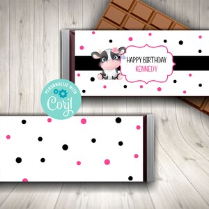 Cow Birthday Party Bundle, Printable Cow Invitation Template, Digital ...