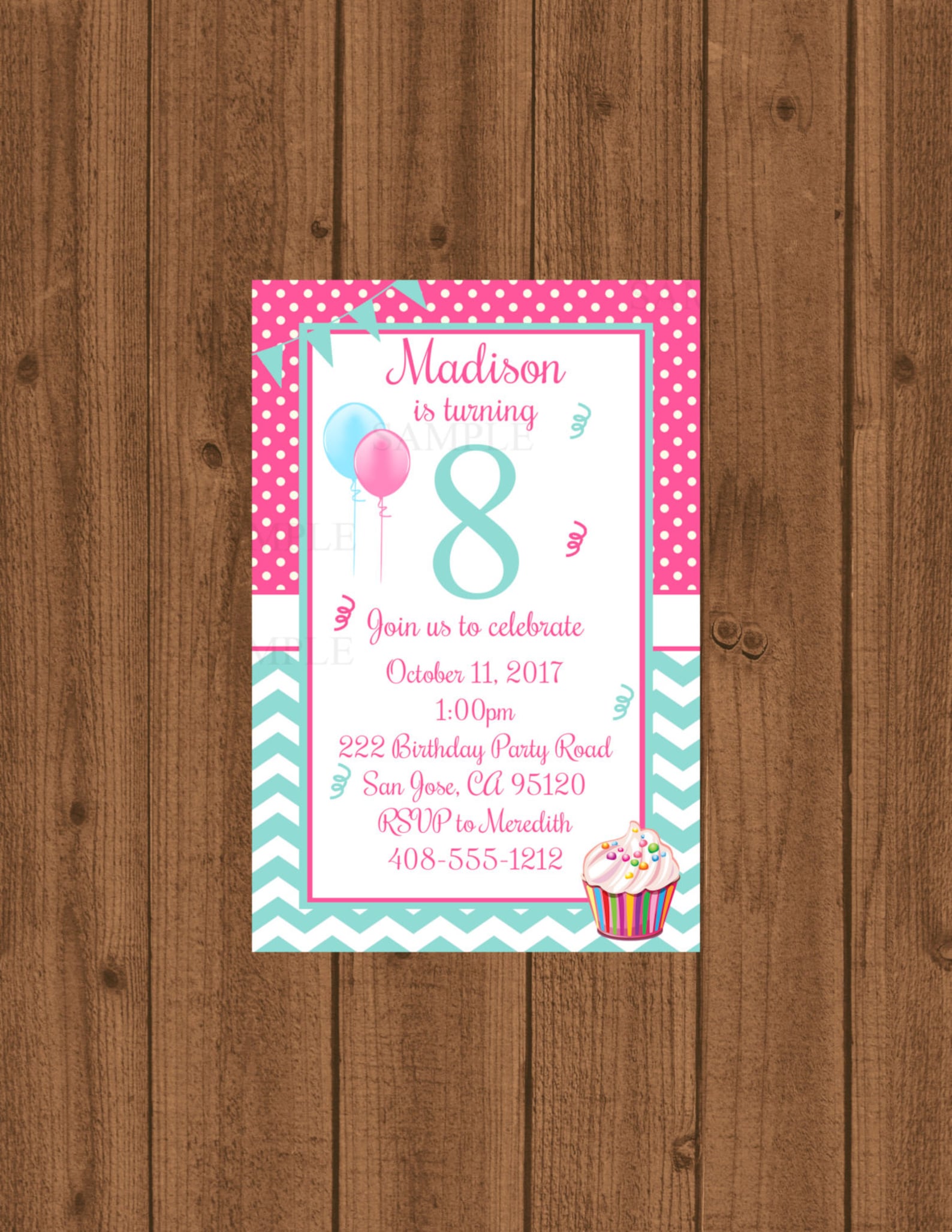 8th Birthday Party Invitation 8th Birthday Eighth Birthday Etsy Singapore 8th-birthday-party-invitation-8th-birthday-eighth-birthday-etsy-singapore