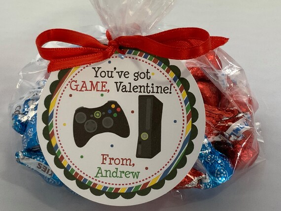 Video Game Valentine, Video Game Tag, Valentine's Day, Gaming Valentine, You've Got Game, Valentine Tag, School Valentine, Video Game Il_570xn