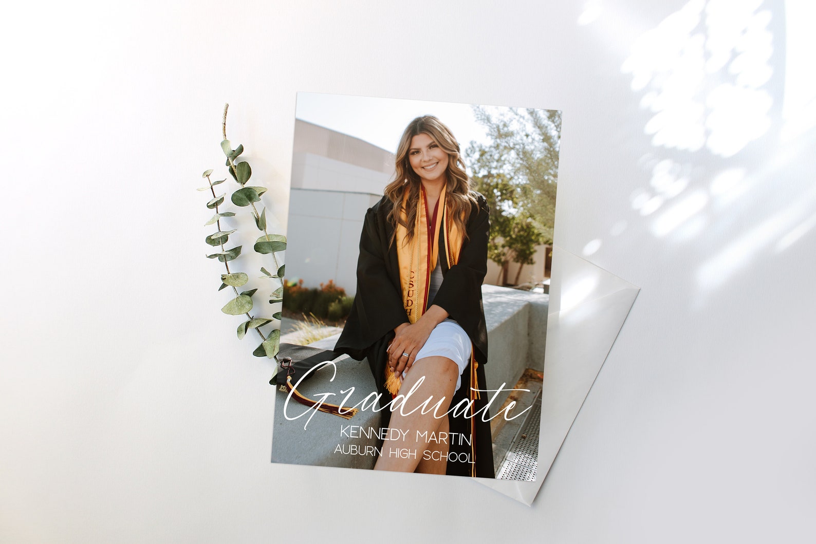 Editable Class of 2024 Graduation Announcement Template Printable