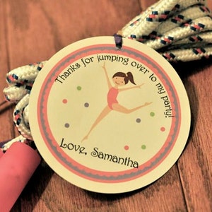 Gymnastics Birthday, Gymnastics Tag, Gymnastics Party, Gymnastics Favor Tag, Gymnast Tag, Gymnastics, Favor Tag, Gymnastics Gift Tag, Tag image 4