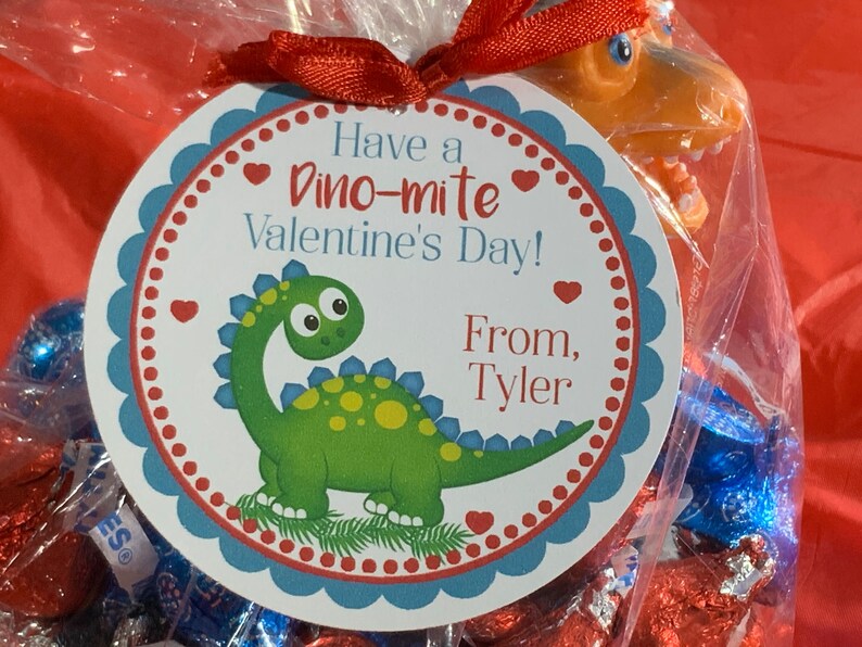 Editable Dinosaur Valentine, Printable Valentines, Have a Dino-mite Valentine's Day, Corjl, School Valentines, Kids Valentine, Instant image 2