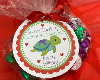 You're Turtle-ly Awesome Valentine, Turtle Valentine, Kids Valentines, School Valentine, Class Valentines, Valentines For School, Turtle Tag