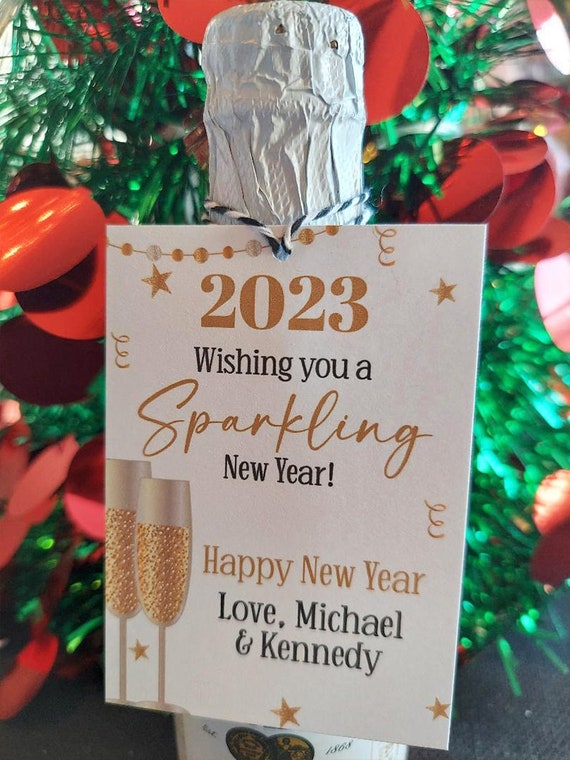 Editable Wishing You A Sparkling New Year s Favor Tag 2023 New Year s Editable Wishing You A Sparkling New Year s Favor Tag 2023 New Year s