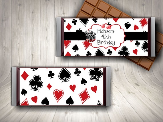 casino candy bar wrappers