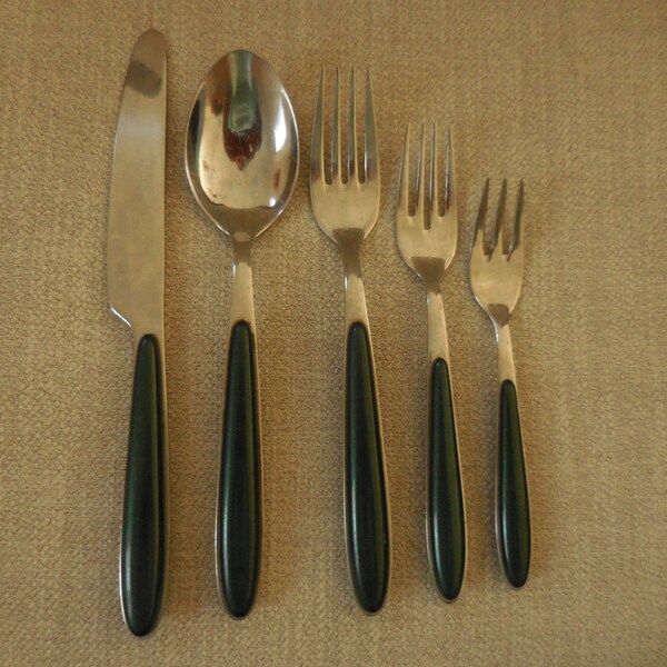 Green Flatware Etsy