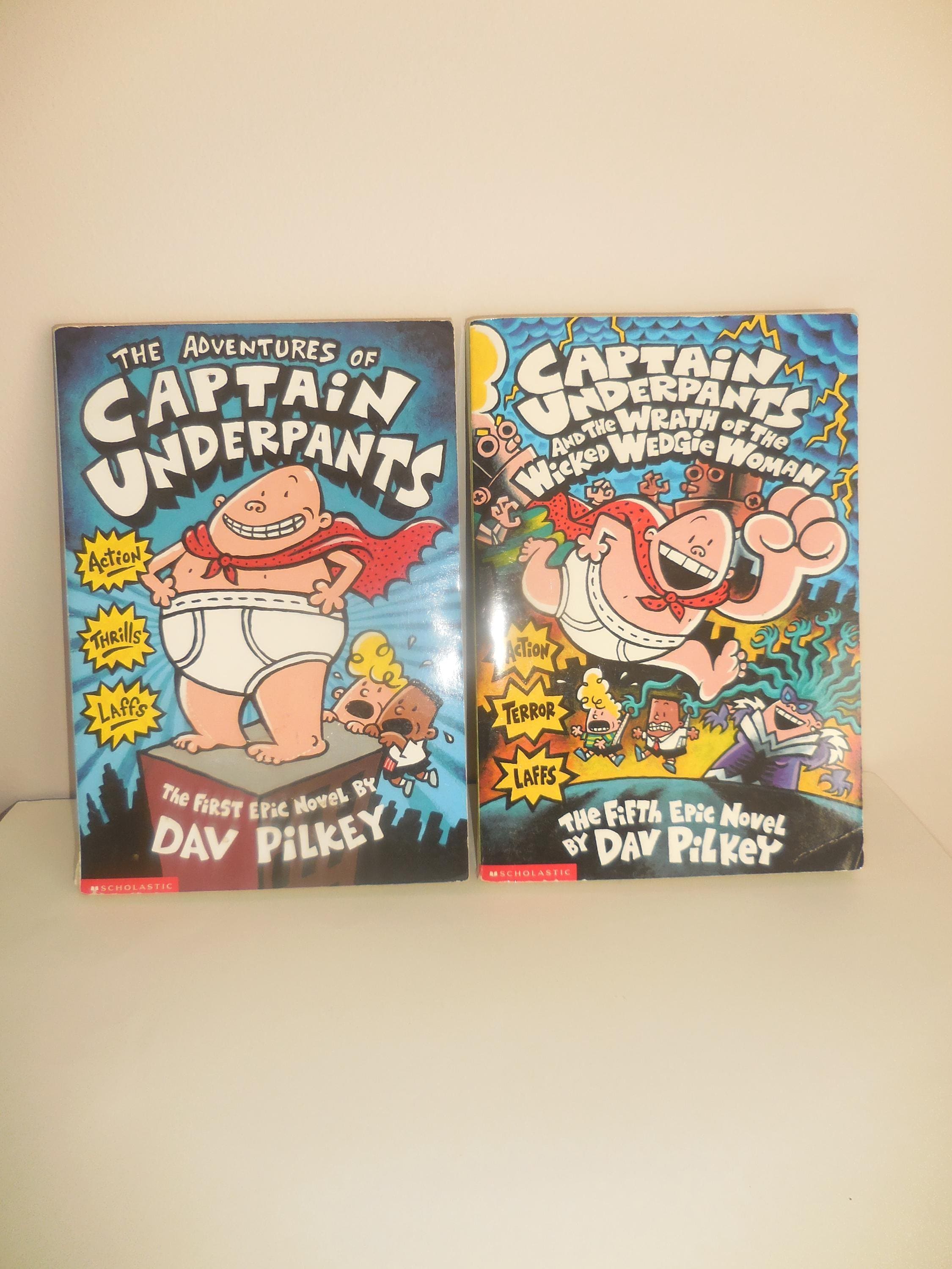 The Adventures of Captain Underpants by Dav Pilkey Scholastic Book