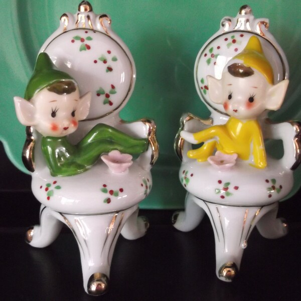 Two Pixies Sitting Pretty