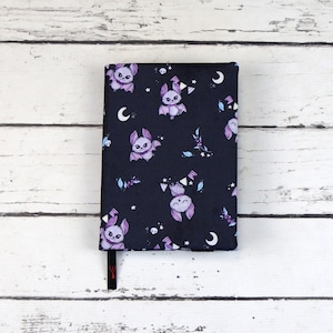 Bats Book Cover, Waterproof Adjustable Book Protector, Padded Cover for Paperback and Hardcover Book, Book Lover Gift  | Nuva