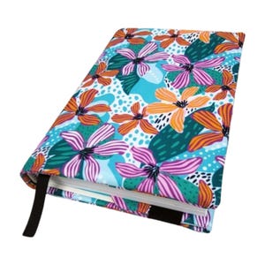 Exotic Magnolias  Book Cover, Waterproof Adjustable Book Protector, Padded Cover for Paperback and Hardcover Book, Book Lover Gift  | Nuva