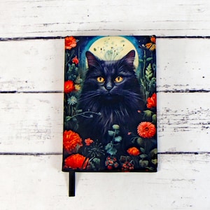 Gothic Animals Book Cover, Waterproof Adjustable Book Protector, Padded Cover for Paperback and Hardcover Book, Book Lover Gift  | Nuva