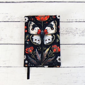 Botanical Bugs Book Cover, Waterproof Adjustable Book Protector, Padded Cover for Paperback and Hardcover Book, Book Lover Gift  | Nuva