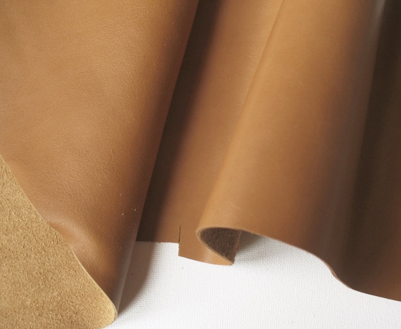 Assorted Sizes Chocolate Brown Smooth Cow Leather Offcuts Bookbinding//Crafts