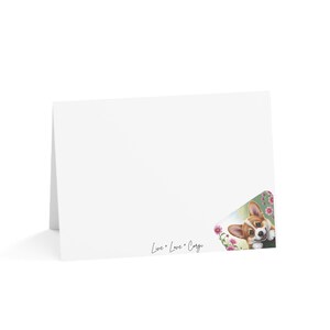 Corgi themed note  Cards Set, Cute Dog Card Collection, Perfect for Birthdays, Thank You, Pet Lovers, 1-50pcs