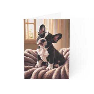 Grußkarten mit französischer Bulldogge - Entzückendes Design für alle Gelegenheiten, Haustierliebhaber, Danke, Humorvolle Karte, Hundeliebhaberkarte, Haustiergeburtstag