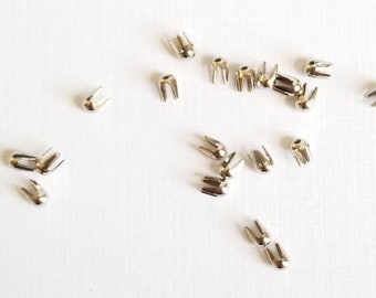Silver 2mm Metal rivets doll clothes 20 round rivets Blythe, Custom Blythe Doll Accessories