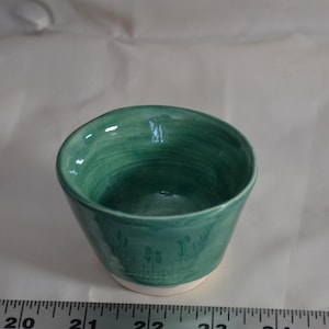 cup, shot glass, green