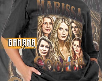 Koszulka vintage z grafiką Marissy Cooper z lat 90., T-shirt unisex dla dorosłych FM625