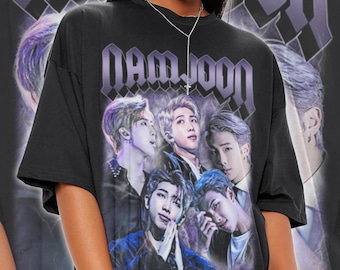 Camiseta vintage de Namjoon con diseños gráficos de los años 90, camiseta unisex para adultos.