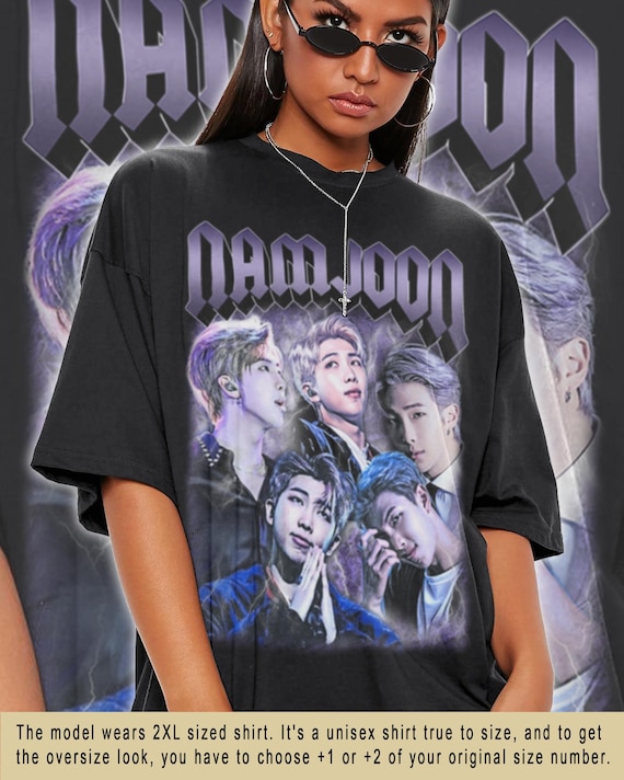 Vintage Namjoon shirt graphic designs 90s T-Shirt unisex adult tee