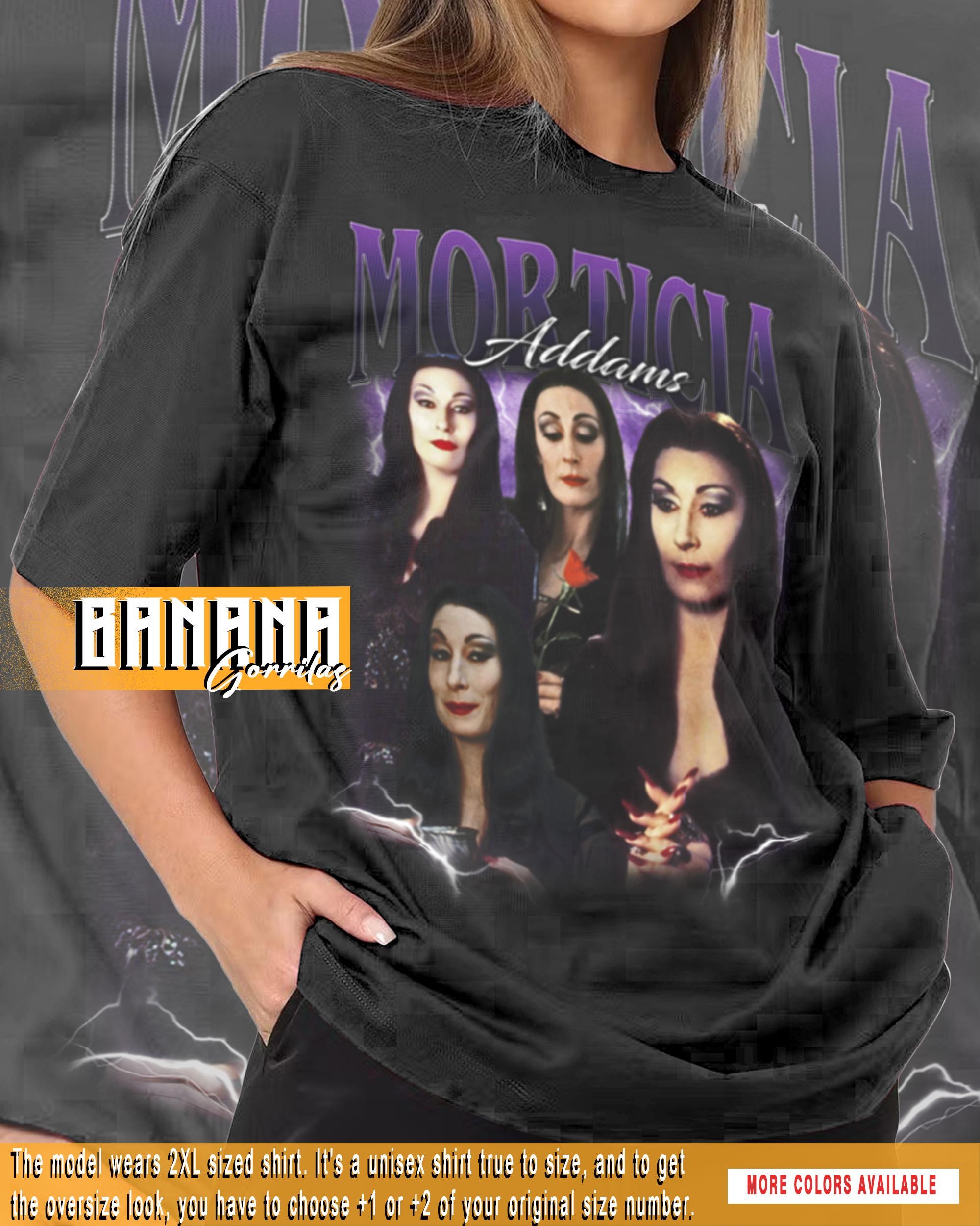 T-shirt Blanc The Addams Family - Coton, Taille S, Film Culte Horreur