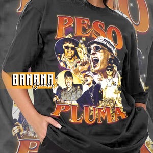 Vintage Peso Pluma shirt graphic designs 90s T-Shirt unisex adult tee FM497