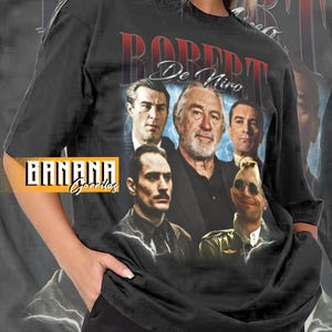 Vintage Robert De Niro shirt graphic designs 90s T-Shirt unisex adult tee FM690