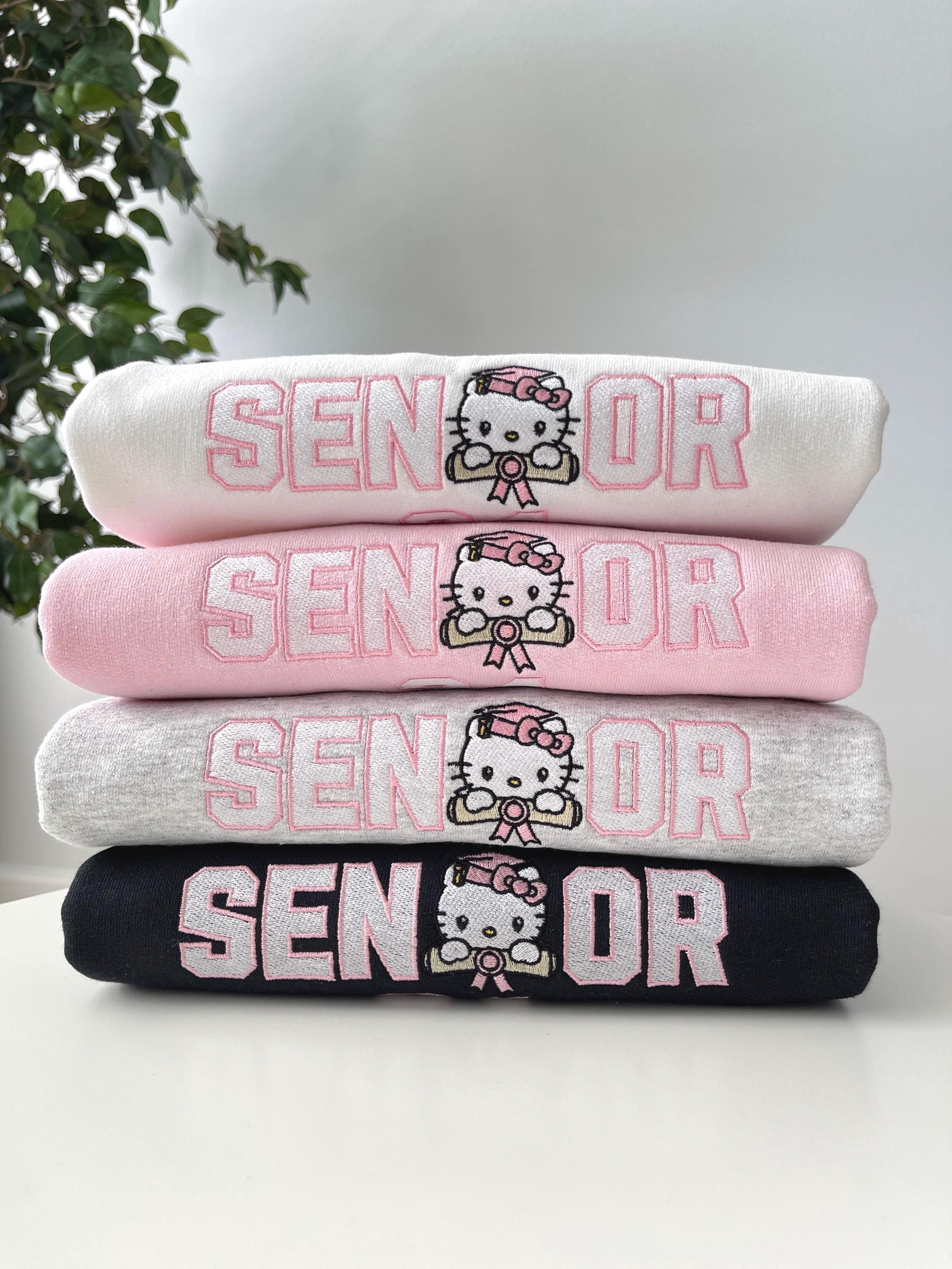 2026 Senior Kitty Embroidered Sweatshirt, 2026 Graduation, gift, Class of 2026