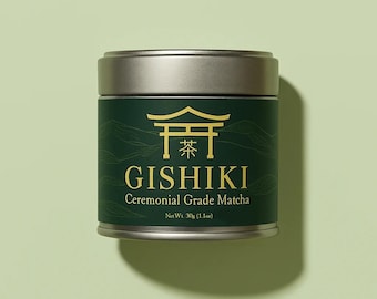 Gishiki Organic Ceremonial Grade Matcha. Premium Authentic Japanese Matcha.