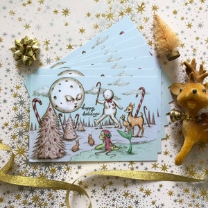 Wonderland Holiday - ansichtkaarten: set van twaalf - 4 x 6" van Marybel Martin