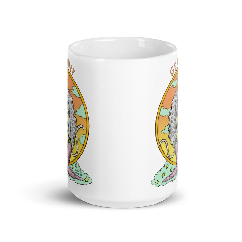 Gemini Coffee Mug - Gemini Gift - Zodiac Sign - Astrology Gift - 15 oz. Art Mug by Marybel Martin