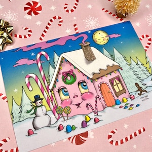 Candyland Holiday - Postkarte 10 x 15 cm von Marybel Martin