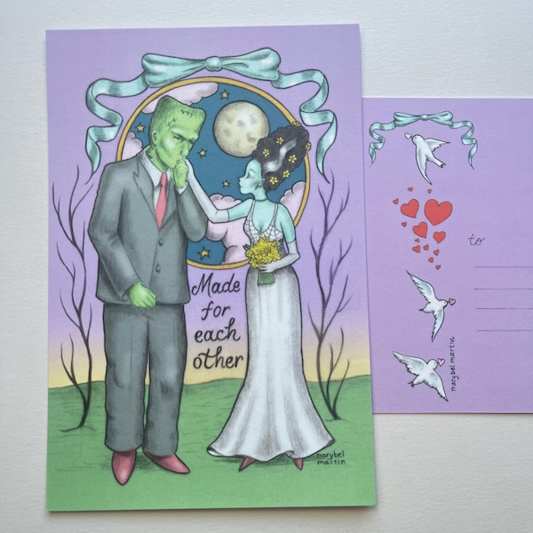 Custom Save the Date - postcard - 4 x 6" by Marybel Martin