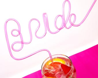Bride Hen Party Straw ~ Bride Straw ~ Bride To Be Drink Straw ~ Hen Do Party Straws ~ Bride To Be Gift ~ Hen Party Accessories